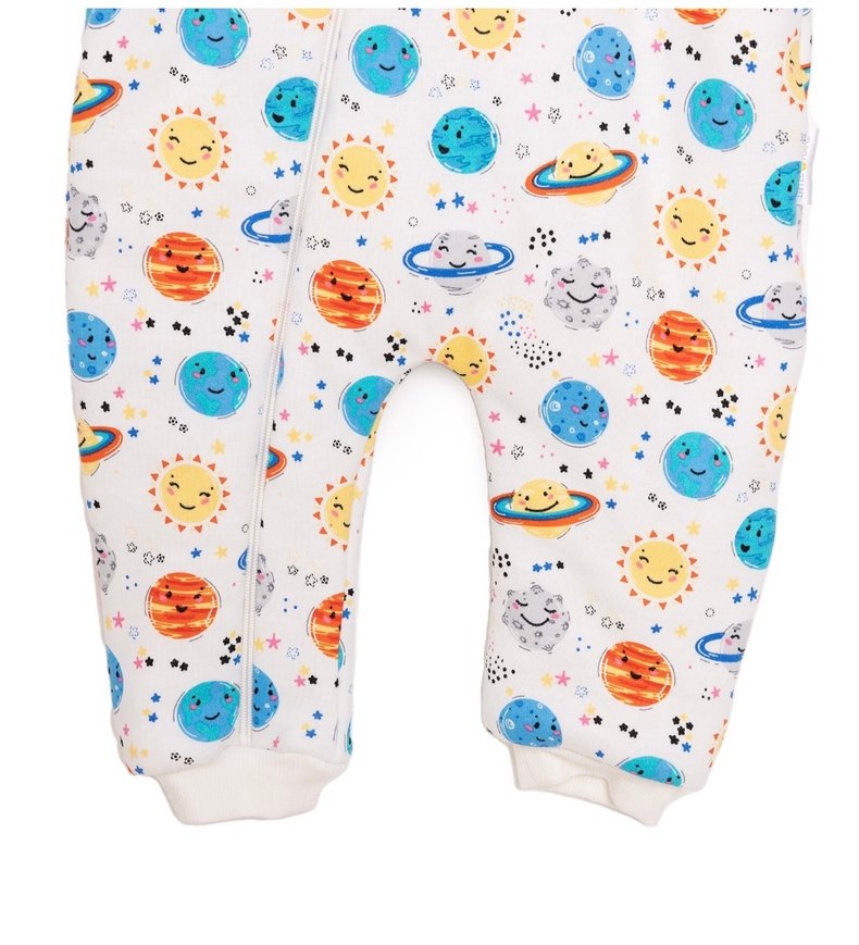 Unisex Renkli Uzun Kollu 2.5 TOG Bebek Uyku Tulum - Görsel 4