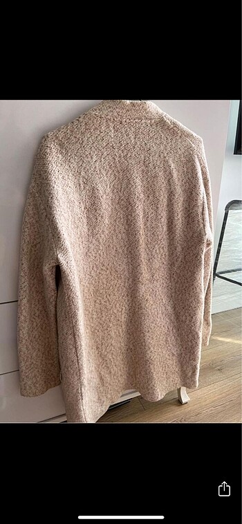 xs Beden camel Renk Bershka yün kaban