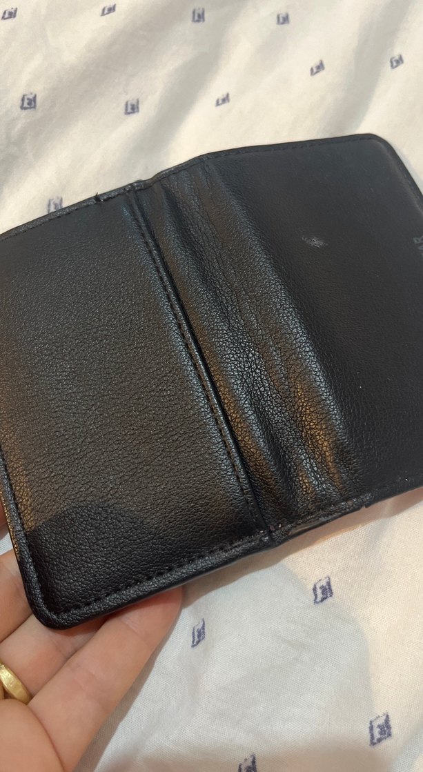 Siyah Deri kadın  Cüzdan - Görsel 5