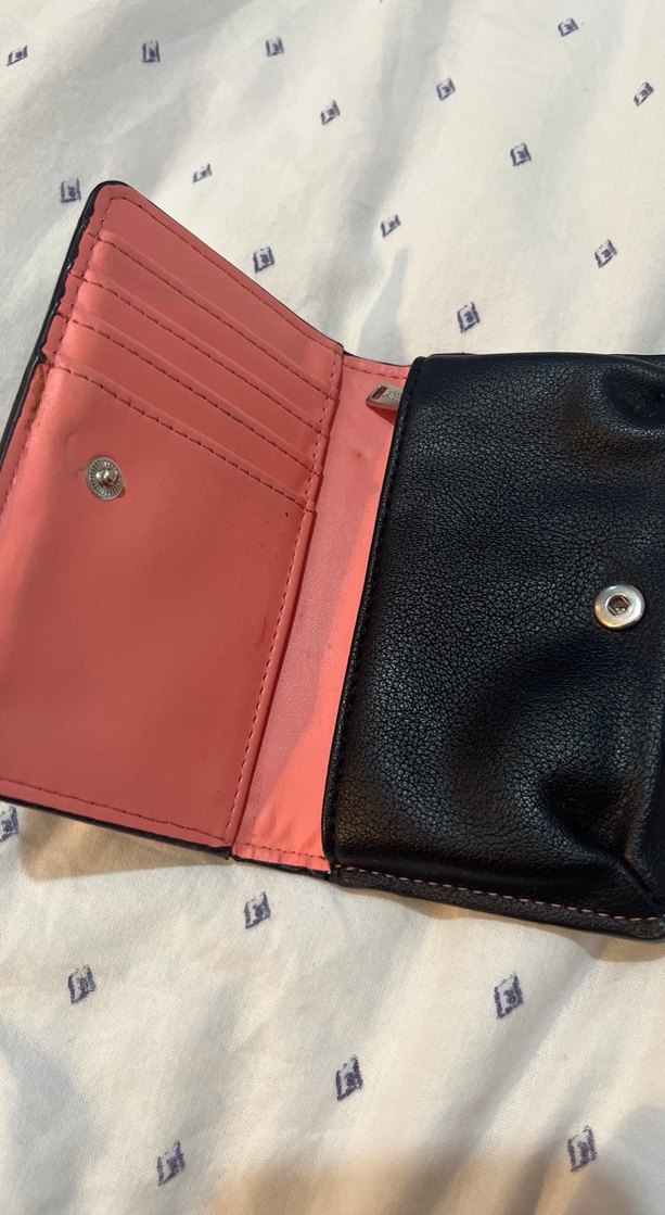 Siyah Deri kadın  Cüzdan - Görsel 2