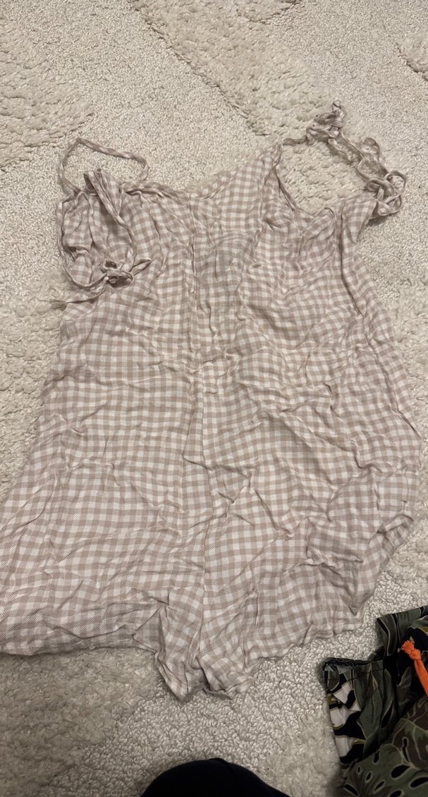 3 tane tulum çiçek DesenliBeyaz Bohem Tulum - Görsel 5