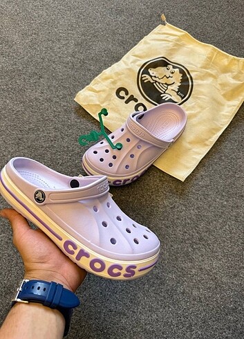 39 Beden mor Renk Terlik Crocs 