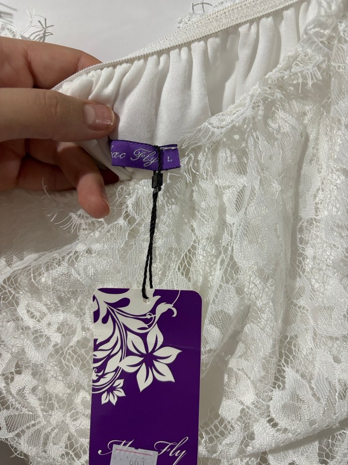 Dantel Detaylı Bohem Beyaz Uzun Elbise - Görsel 3