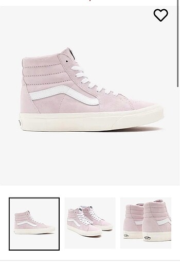 orjinal vans pembe sneaker