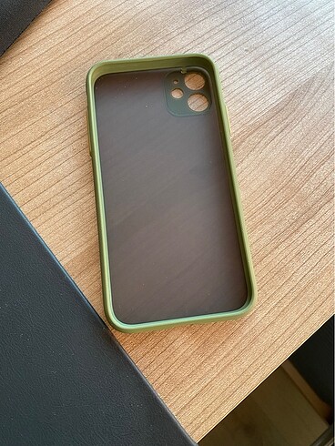 Iphone 11 telefon kılıfı Yeşil Turuncu - Görsel 2