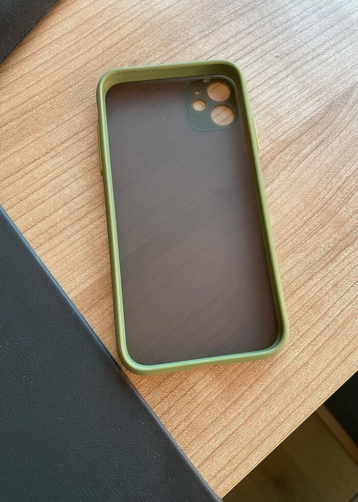 Iphone 11 telefon kılıfı Yeşil Turuncu - Görsel 2