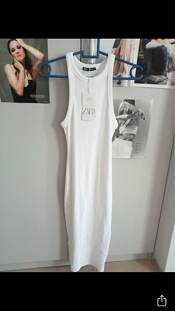 Zara midi elbise