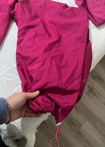 Pembe Fermuarlı Kadın haşema - Görsel 2