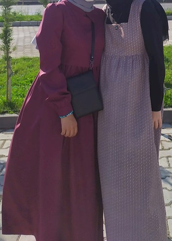 Diğer pembe günlük elbise
