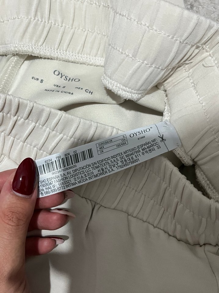 Oysho  çıt çıtlı WİDE LEG pantolon - Görsel 5