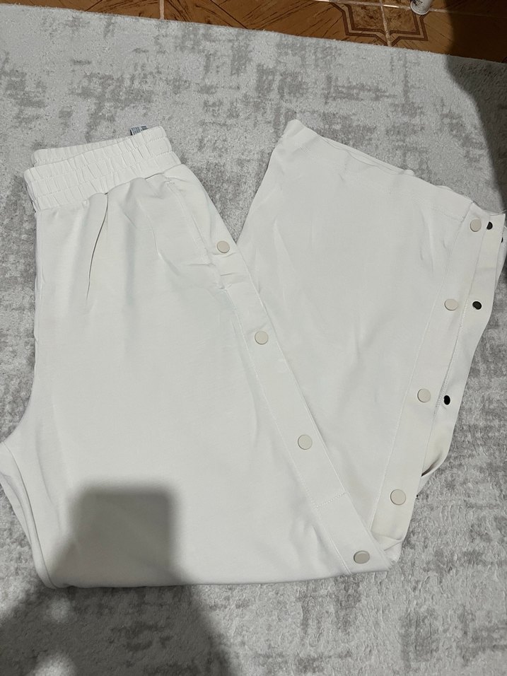 Oysho  çıt çıtlı WİDE LEG pantolon - Görsel 2