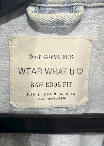 Stradivarius Stradivarius Denim crop ceket