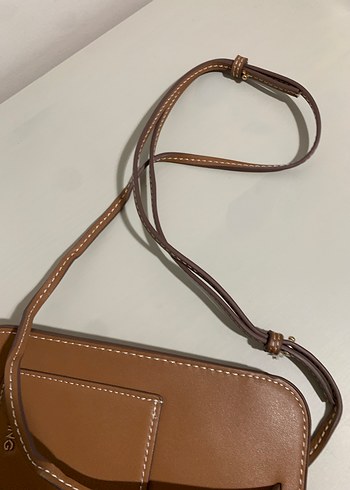 Beden kahverengi Renk Mango Camel Telefon Çapraz Çantası