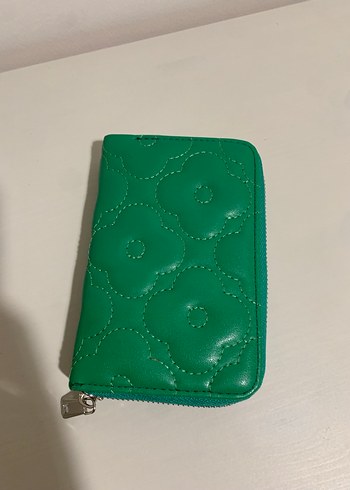 Çok Kaliteli Kapitone Yeşil Cüzdan - Görsel 3