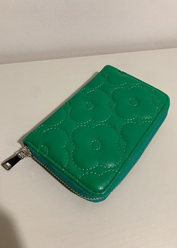 Çok Kaliteli Kapitone Yeşil Cüzdan - Görsel 2