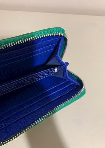 Çok Kaliteli Kapitone Yeşil Cüzdan - Görsel 5