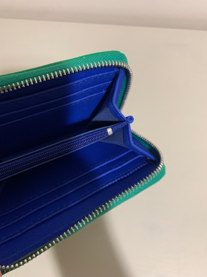 Çok Kaliteli Kapitone Yeşil Cüzdan - Görsel 5