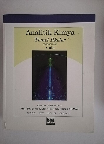 Analitik kimya temel ilkeler 1. Cilt
