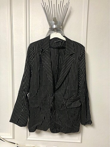 çizgili blazer ceket