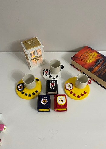 Galatasaray ve Fenerbahçe Temalı Mini Fincan Seti