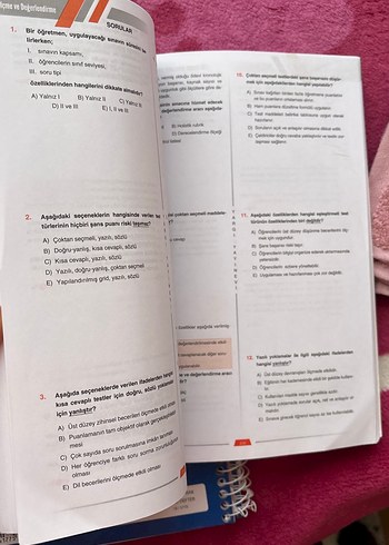 Eğitim bilimleri
Ölçme ve değerlendirme soru bankası kpss - Görsel 9