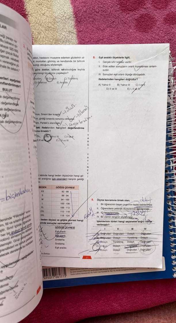 Eğitim bilimleri 
Ölçme ve değerlendirme soru bankası kpss - Görsel 5