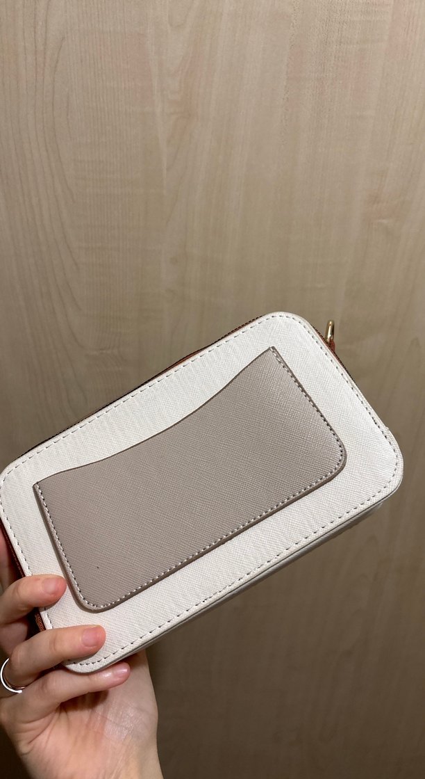 Kadın Beyaz Deri Çapraz Askılı Çanta - Görsel 3