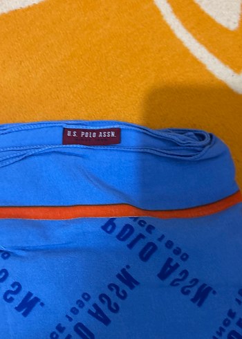 Renkli Baskılı Mavi şal - Görsel 3