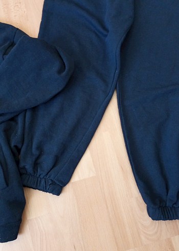 Erkek Lacivert Basic Eşofman Takımı - Görsel 4