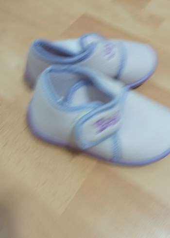 Kız Çocuk Mor Polar Ev Terliği - Görsel 2