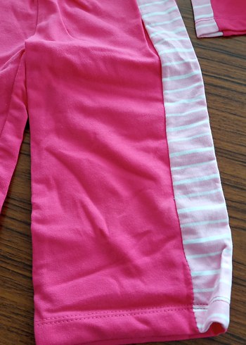 Pembe Baskılı Kız Çocuk Eşofman Takımı - Görsel 4