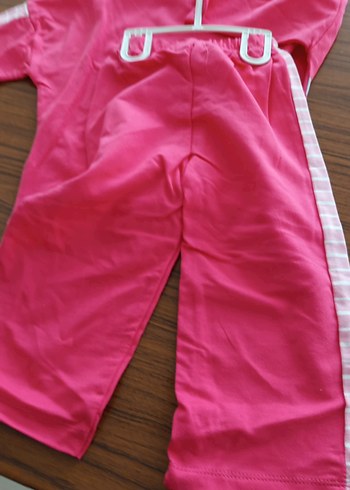 Pembe Baskılı Kız Çocuk Eşofman Takımı - Görsel 5