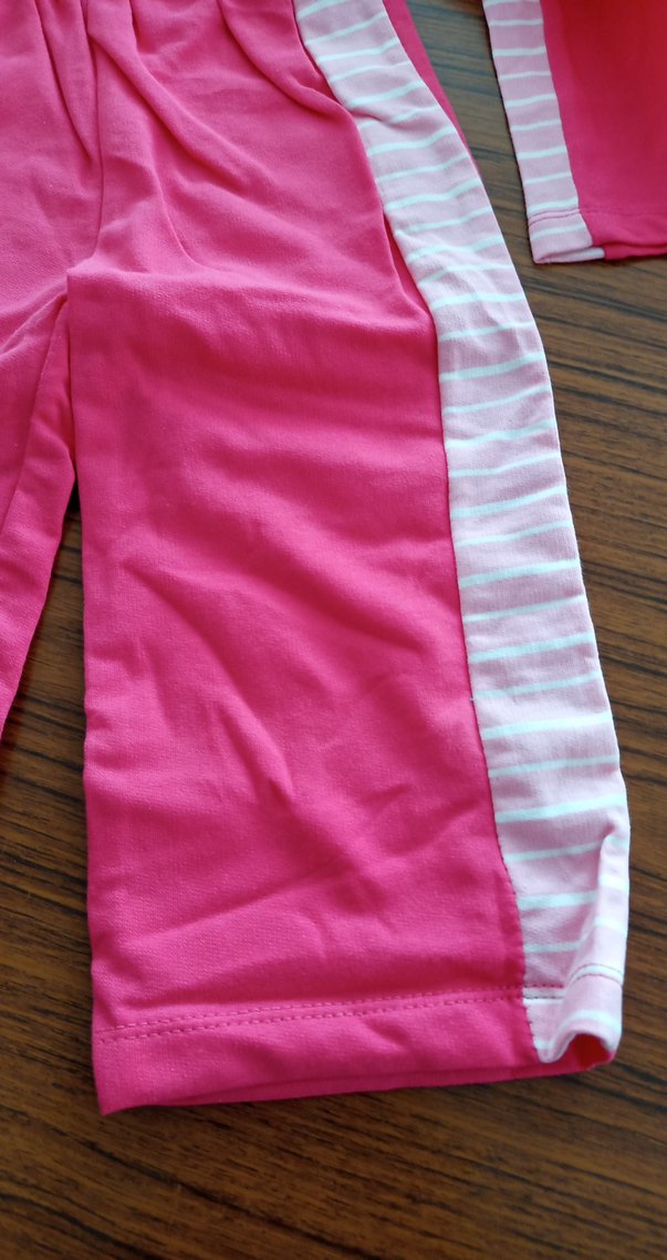 Pembe Baskılı Kız Çocuk Eşofman Takımı - Görsel 4