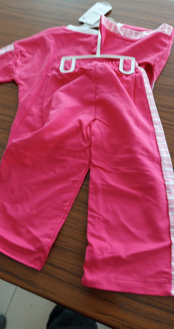 Pembe Baskılı Kız Çocuk Eşofman Takımı - Görsel 5