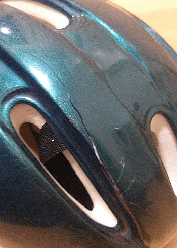 Parlak Mavi Motosiklet Kaskı - Görsel 4