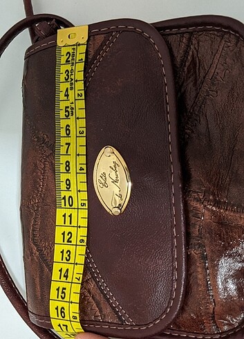  Beden kahverengi Renk Vintage 80'ler Elitede newbag eşsiz çanta