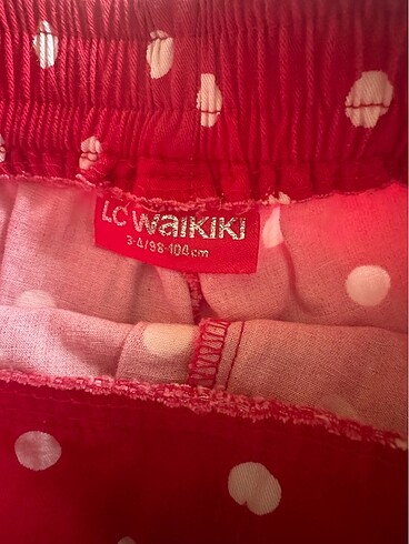 LC Waikiki Kırmızı şort etek