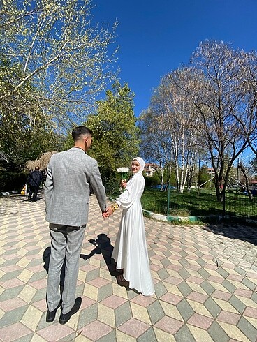 Diğer Tesettür nikah elbisesi