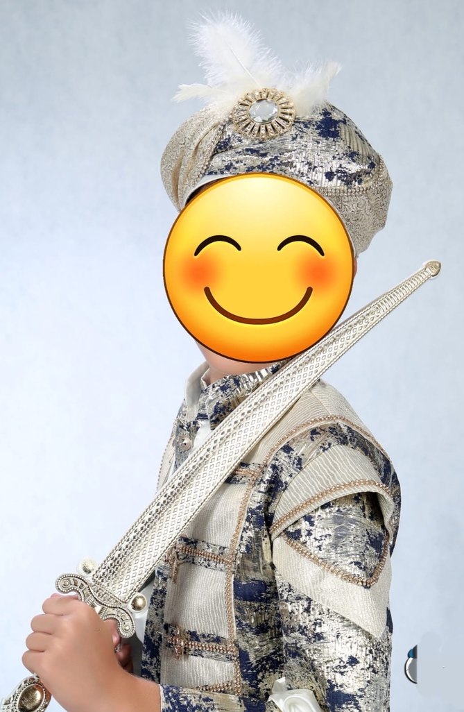 Sünnet kıyafeti aksesuarlar dahil sadece 1 kez giyildi - Görsel 3