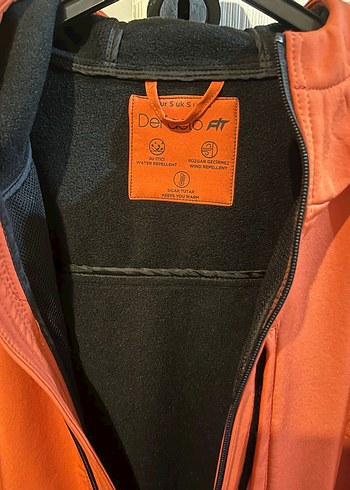 Turuncu Erkek Su geçirmez Polar mont - Görsel 3