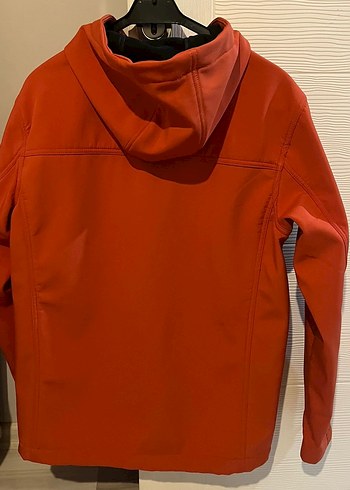 Turuncu Erkek Su geçirmez Polar mont - Görsel 2