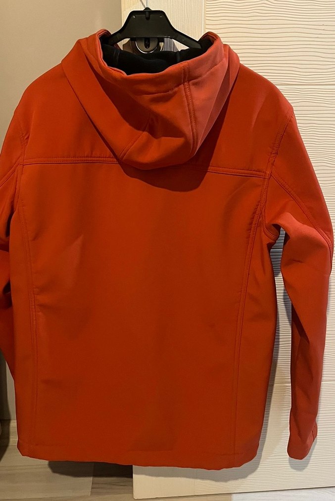 Turuncu Erkek Su geçirmez Polar mont - Görsel 2