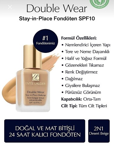 Estee lauder fondöten