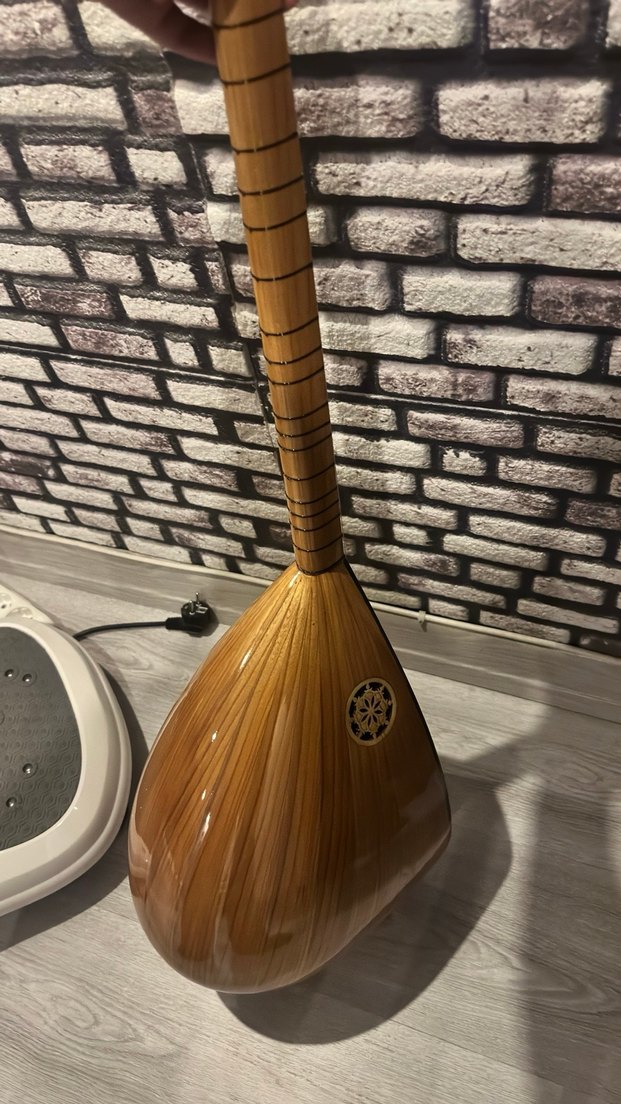 Bej Uzun Saplı Bağlama - Görsel 3