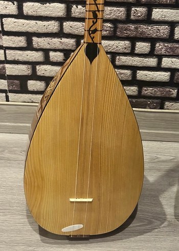 Koyu Bej Ahşap Bağlama - Görsel 2