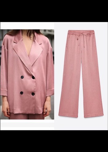 Zara Pudra Pembe İki Parcali Siklik