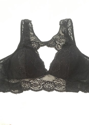 LC Waikiki Dantel Detaylı Siyah Gotik Bralet