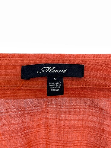 s Beden turuncu Renk Mavi Jeans Gömlek %70 İndirimli.