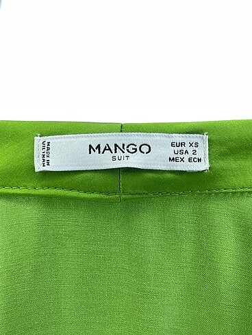 xs Beden yeşil Renk Mango Kısa Elbise %70 İndirimli.