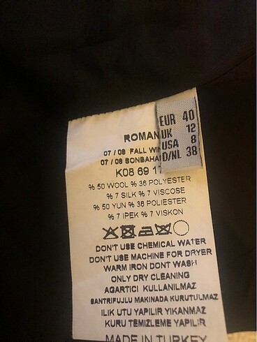 38 Beden ROMAN elbise